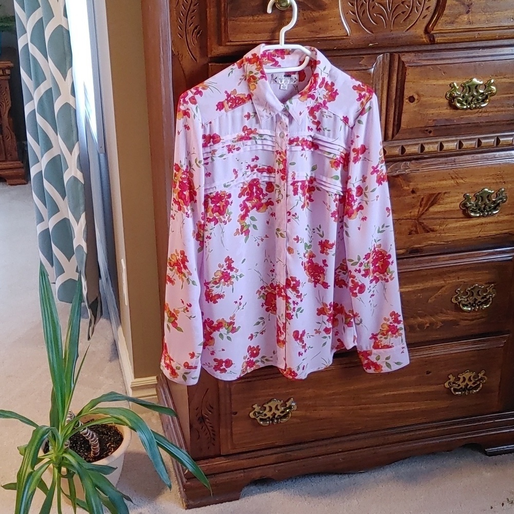 🌻Women's Floral Nanette Lepore Blouse